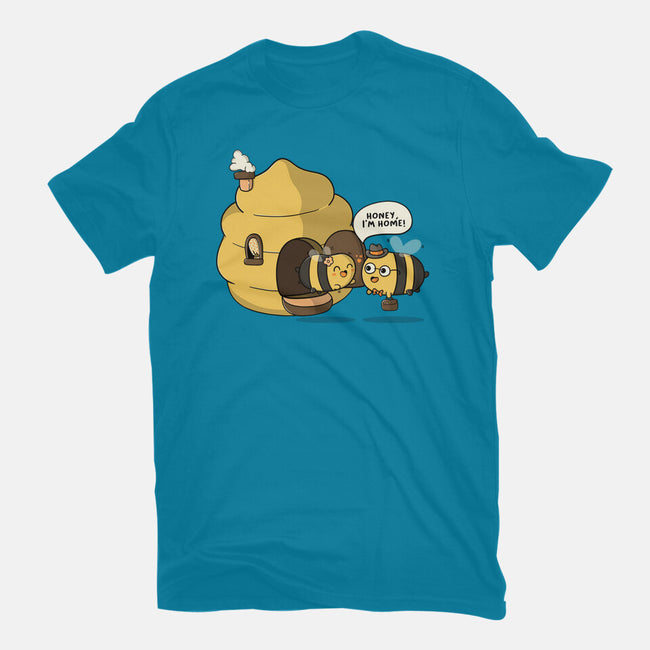 Honey I'm Home-Mens-Basic-Tee-Freecheese