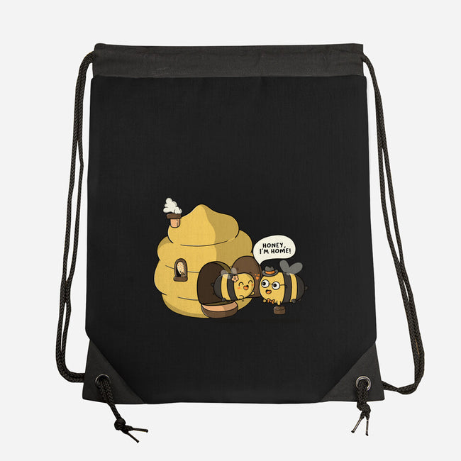 Honey I'm Home-None-Drawstring-Bag-Freecheese
