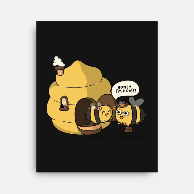 Honey I'm Home-None-Stretched-Canvas-Freecheese