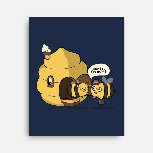 Honey I'm Home-None-Stretched-Canvas-Freecheese