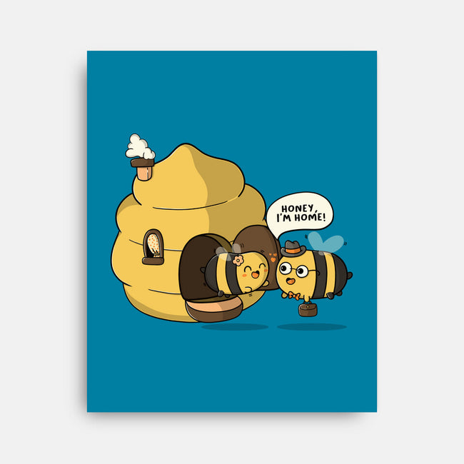 Honey I'm Home-None-Stretched-Canvas-Freecheese