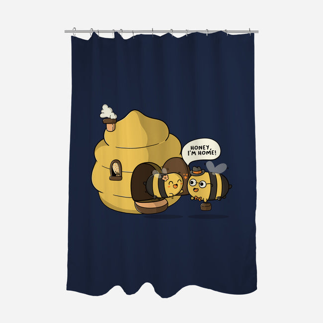 Honey I'm Home-None-Polyester-Shower Curtain-Freecheese