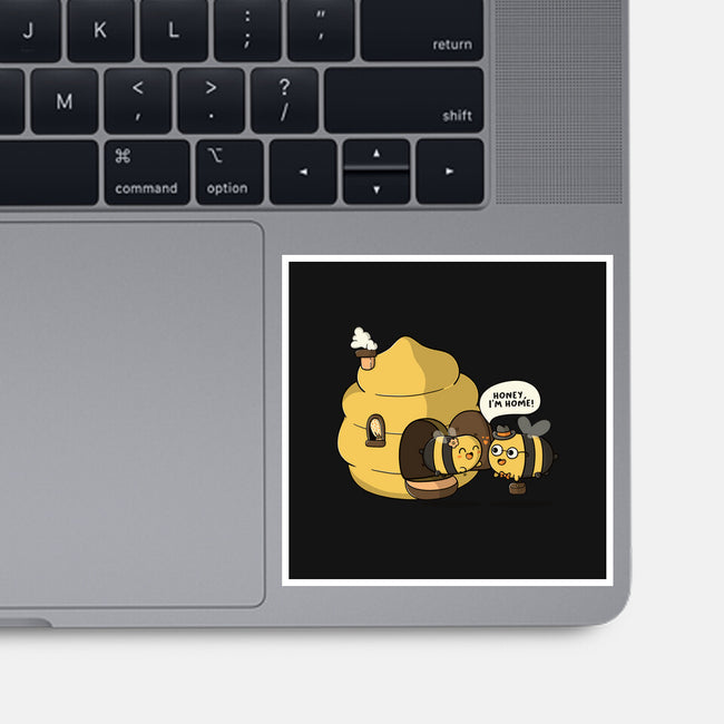 Honey I'm Home-None-Glossy-Sticker-Freecheese
