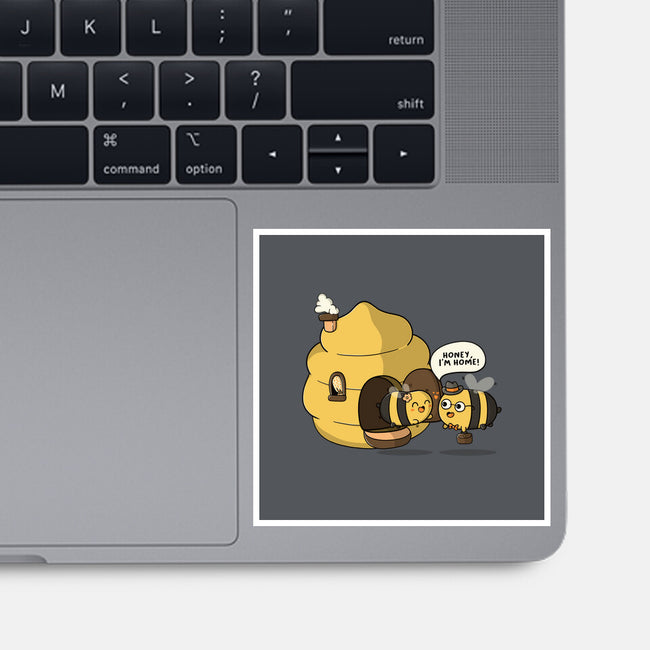 Honey I'm Home-None-Glossy-Sticker-Freecheese