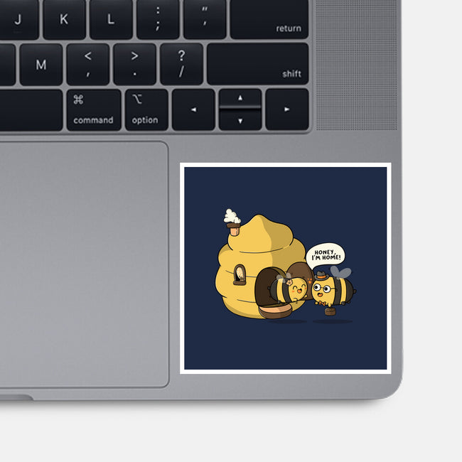 Honey I'm Home-None-Glossy-Sticker-Freecheese