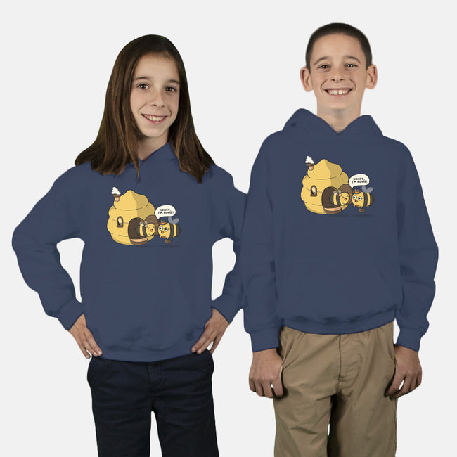 Honey I'm Home-Youth-Pullover-Sweatshirt-Freecheese