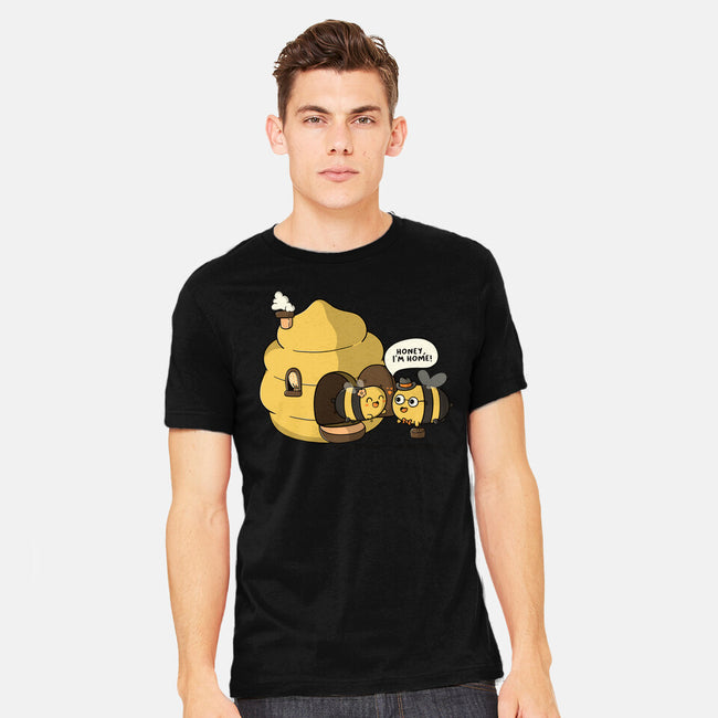 Honey I'm Home-Mens-Heavyweight-Tee-Freecheese