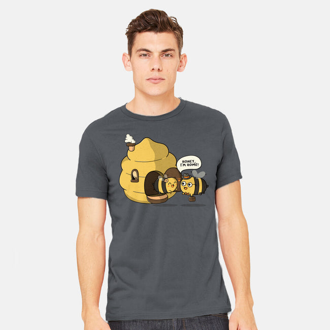 Honey I'm Home-Mens-Heavyweight-Tee-Freecheese