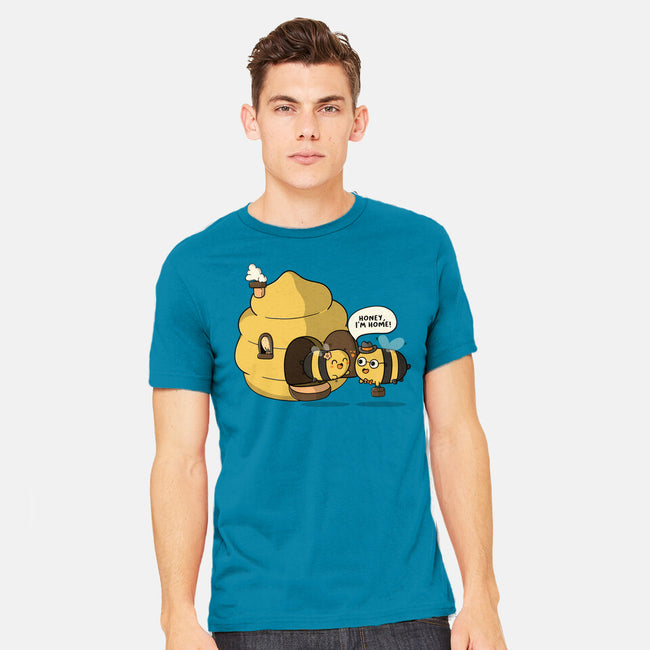 Honey I'm Home-Mens-Heavyweight-Tee-Freecheese