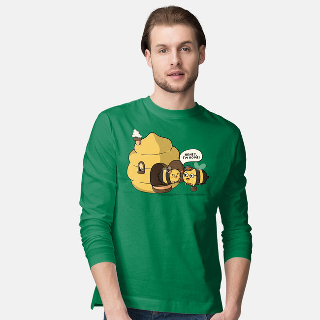 Honey I'm Home-Mens-Long Sleeved-Tee-Freecheese