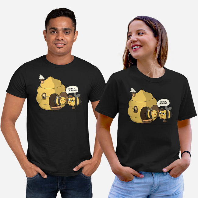 Honey I'm Home-Unisex-Basic-Tee-Freecheese