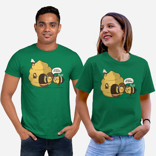 Honey I'm Home-Unisex-Basic-Tee-Freecheese