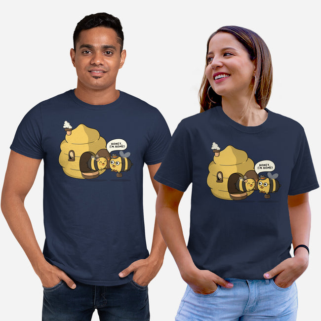 Honey I'm Home-Unisex-Basic-Tee-Freecheese