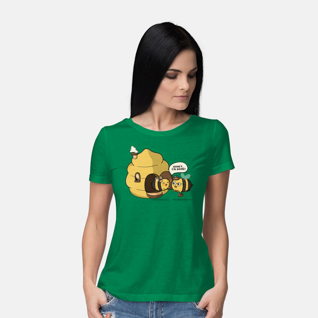 Honey I'm Home-Womens-Basic-Tee-Freecheese