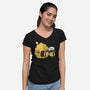 Honey I'm Home-Womens-V-Neck-Tee-Freecheese