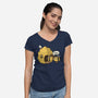 Honey I'm Home-Womens-V-Neck-Tee-Freecheese