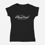 Enjoy Classic Vinyl-Womens-V-Neck-Tee-kg07