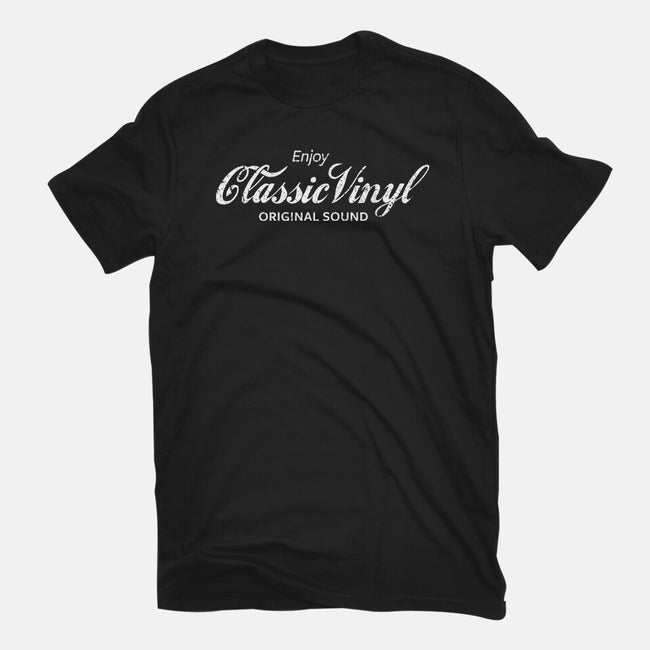 Enjoy Classic Vinyl-Womens-Fitted-Tee-kg07