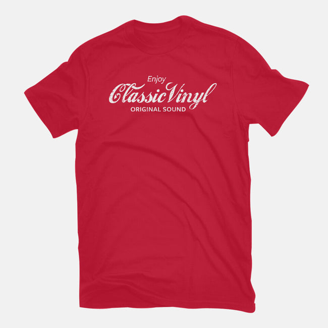 Enjoy Classic Vinyl-Unisex-Basic-Tee-kg07