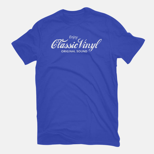 Enjoy Classic Vinyl-Unisex-Basic-Tee-kg07