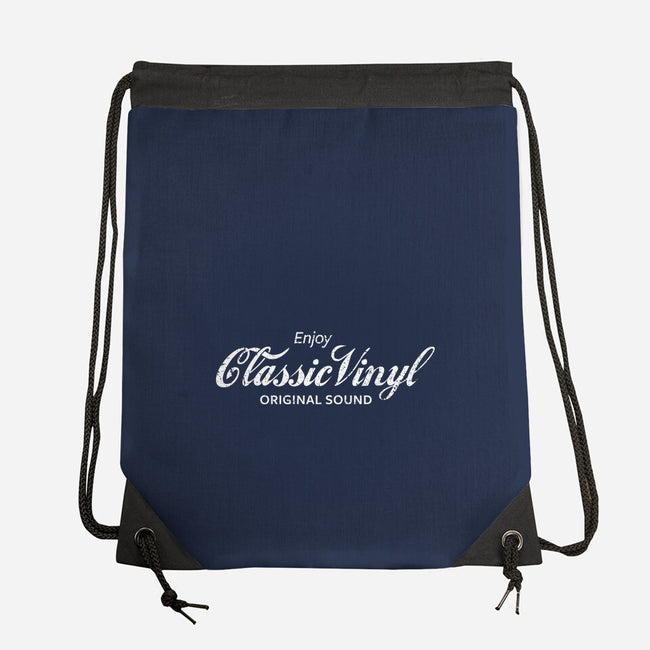 Enjoy Classic Vinyl-None-Drawstring-Bag-kg07