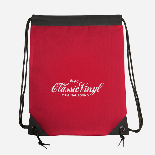 Enjoy Classic Vinyl-None-Drawstring-Bag-kg07