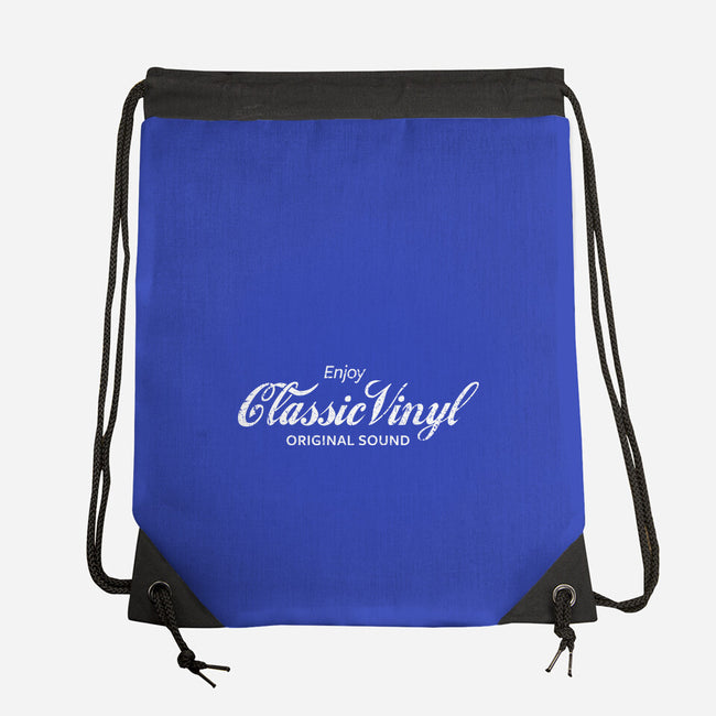 Enjoy Classic Vinyl-None-Drawstring-Bag-kg07