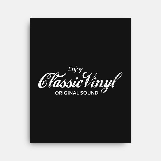 Enjoy Classic Vinyl-None-Stretched-Canvas-kg07