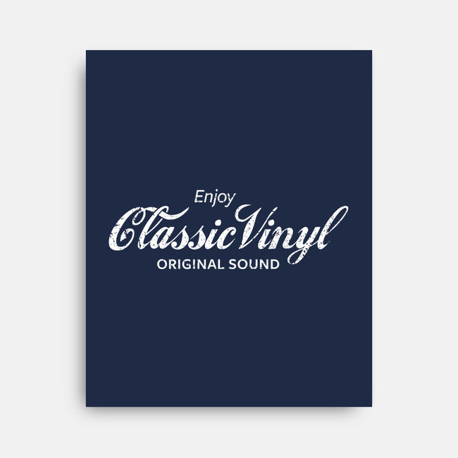 Enjoy Classic Vinyl-None-Stretched-Canvas-kg07