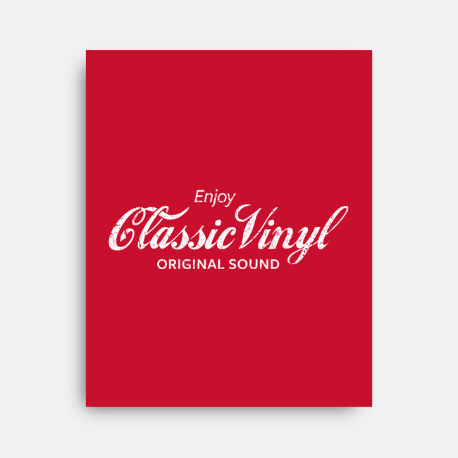 Enjoy Classic Vinyl-None-Stretched-Canvas-kg07