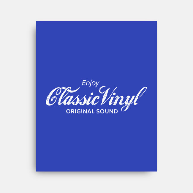 Enjoy Classic Vinyl-None-Stretched-Canvas-kg07