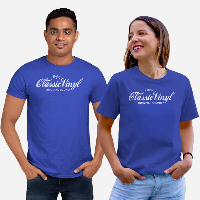 Enjoy Classic Vinyl-Unisex-Basic-Tee-kg07