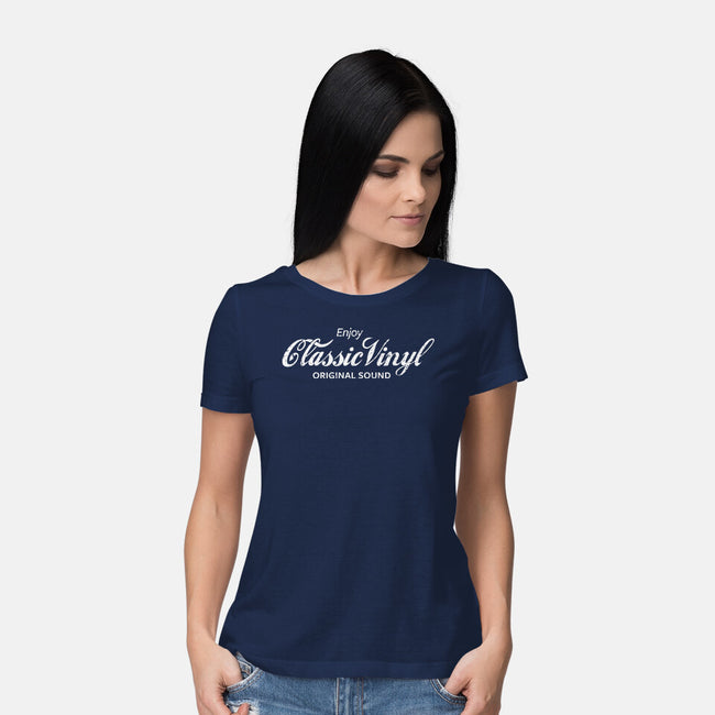 Enjoy Classic Vinyl-Womens-Basic-Tee-kg07