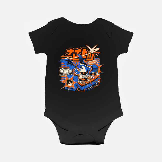 Night Beats-Baby-Basic-Onesie-ilustrata