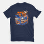 Night Beats-Womens-Fitted-Tee-ilustrata
