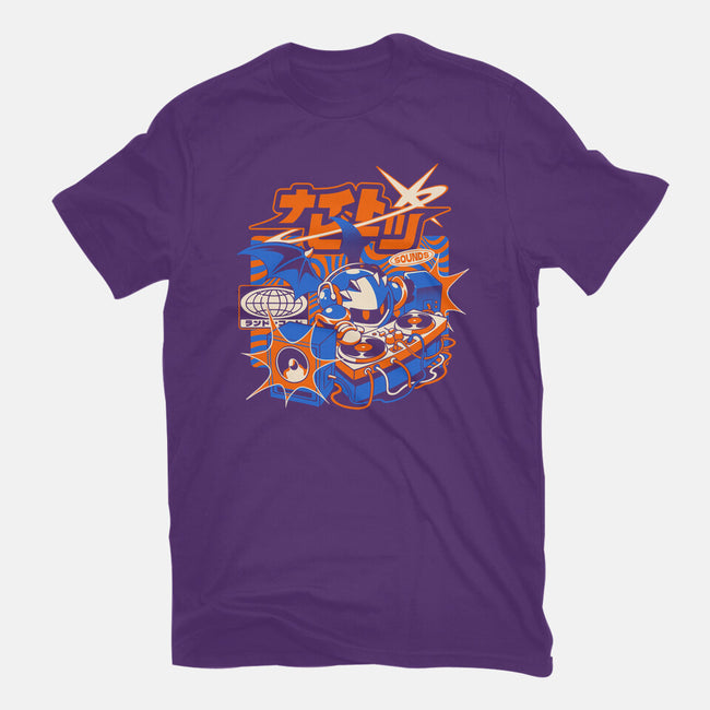 Night Beats-Womens-Basic-Tee-ilustrata