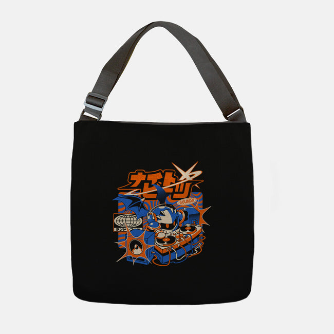 Night Beats-None-Adjustable Tote-Bag-ilustrata