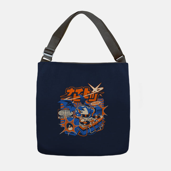 Night Beats-None-Adjustable Tote-Bag-ilustrata