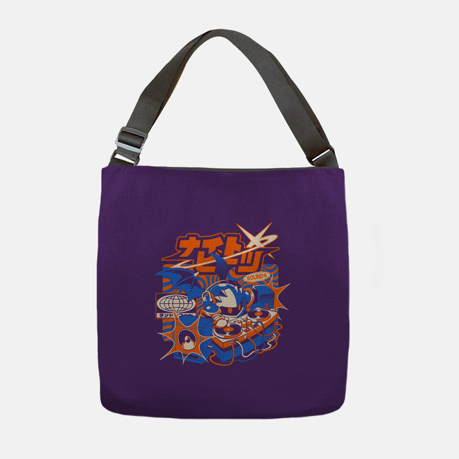Night Beats-None-Adjustable Tote-Bag-ilustrata