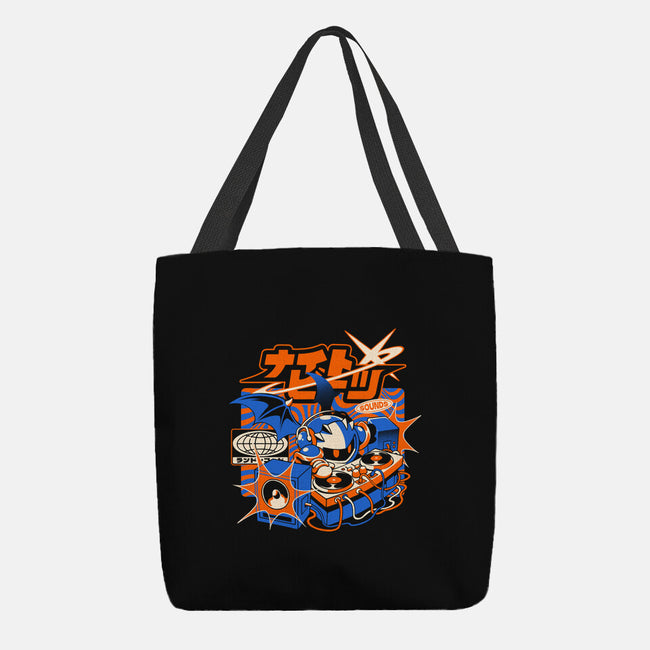 Night Beats-None-Basic Tote-Bag-ilustrata
