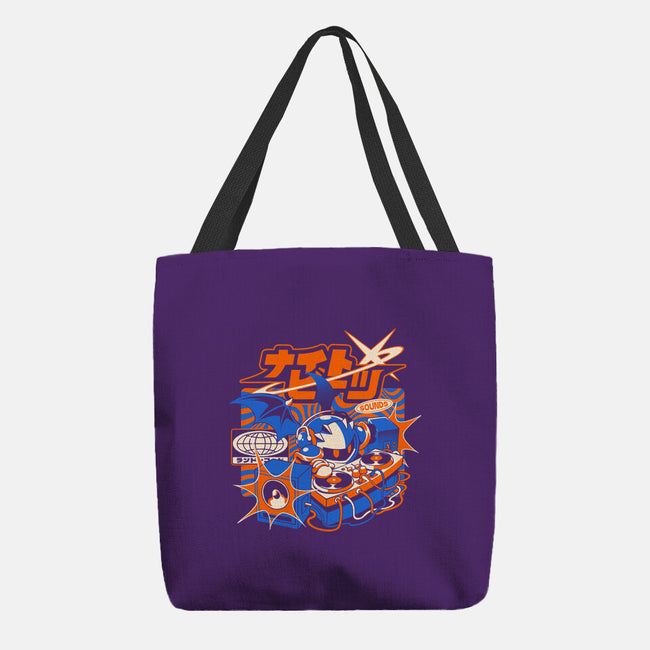 Night Beats-None-Basic Tote-Bag-ilustrata