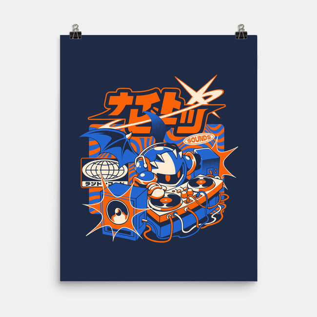 Night Beats-None-Matte-Poster-ilustrata