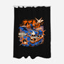 Night Beats-None-Polyester-Shower Curtain-ilustrata