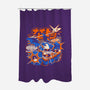 Night Beats-None-Polyester-Shower Curtain-ilustrata
