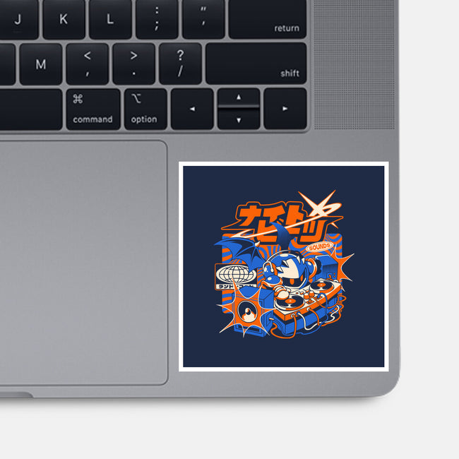 Night Beats-None-Glossy-Sticker-ilustrata