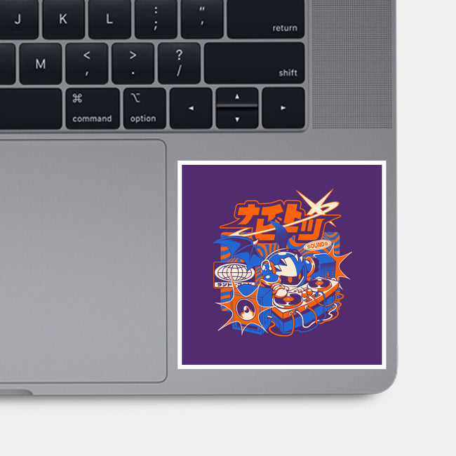 Night Beats-None-Glossy-Sticker-ilustrata
