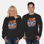 Night Beats-Unisex-Crew Neck-Sweatshirt-ilustrata