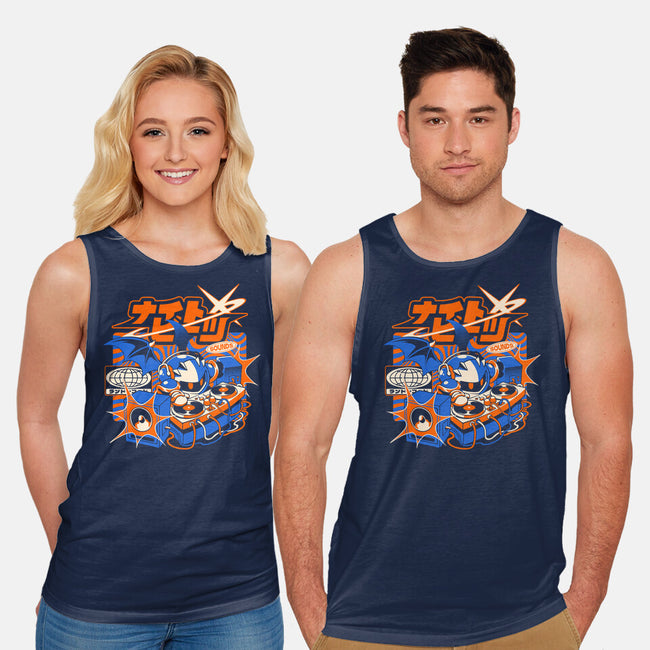 Night Beats-Unisex-Basic-Tank-ilustrata