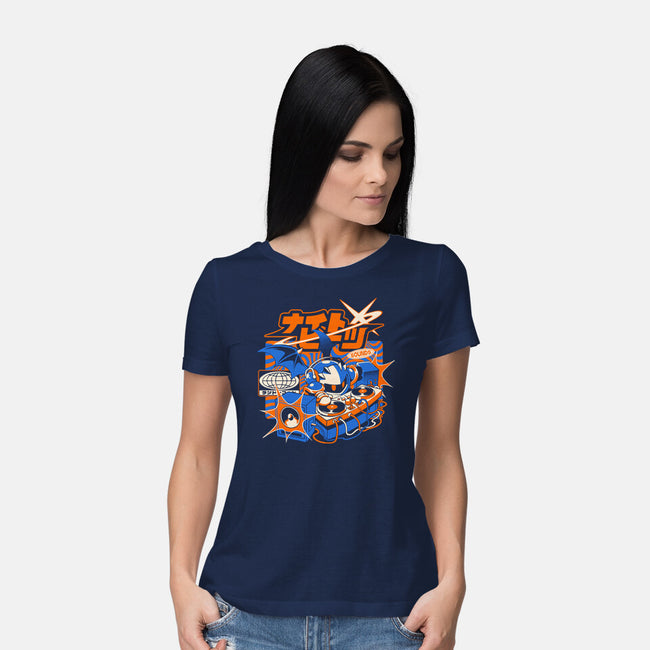 Night Beats-Womens-Basic-Tee-ilustrata