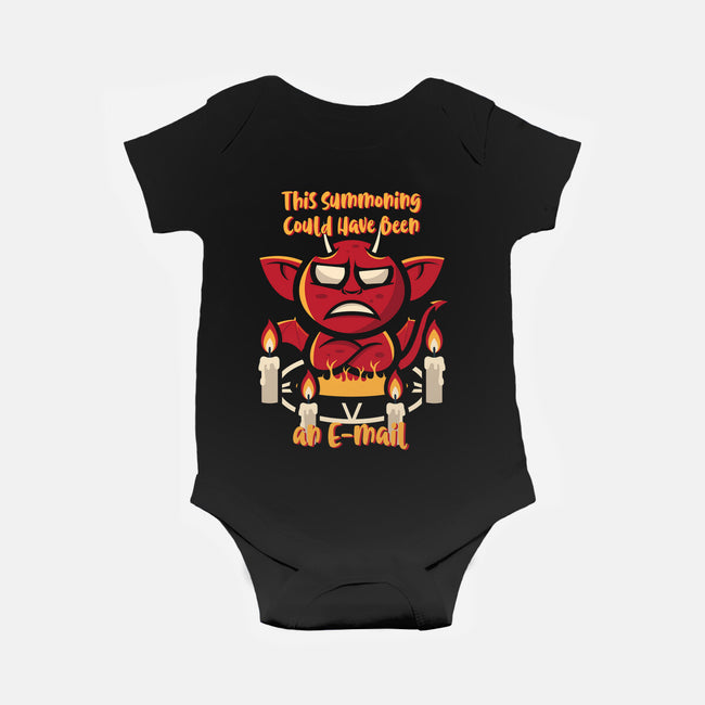This Summoning-Baby-Basic-Onesie-jrberger